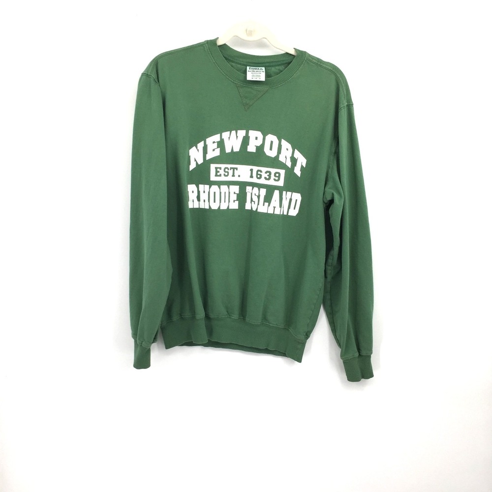 Port Company spring Green Newport Rhode Island CrewNeck sweatshirt New England M